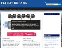 Tablet Screenshot of flyboydreams.com